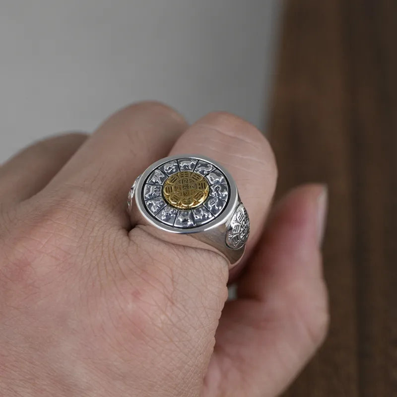 Rotating Silver Ring