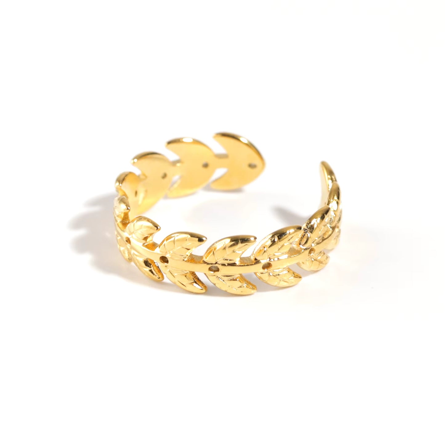 Golden Chain Ring Set