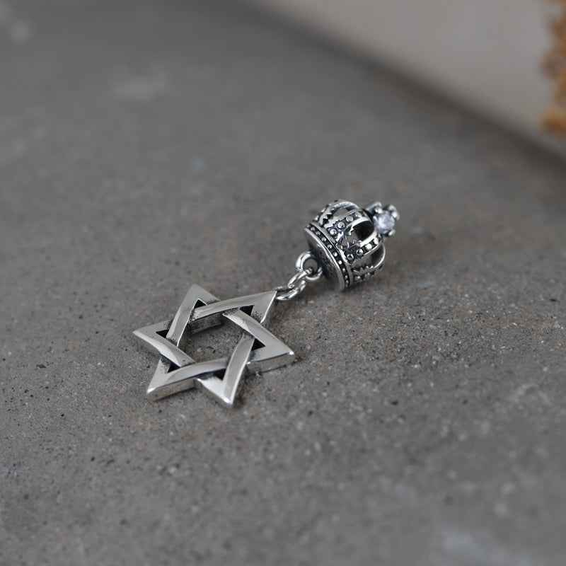Crown Star Crescent Earrings