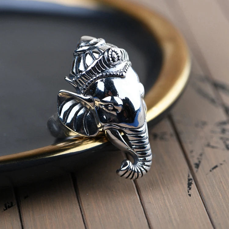 Sterling Elephant Ring