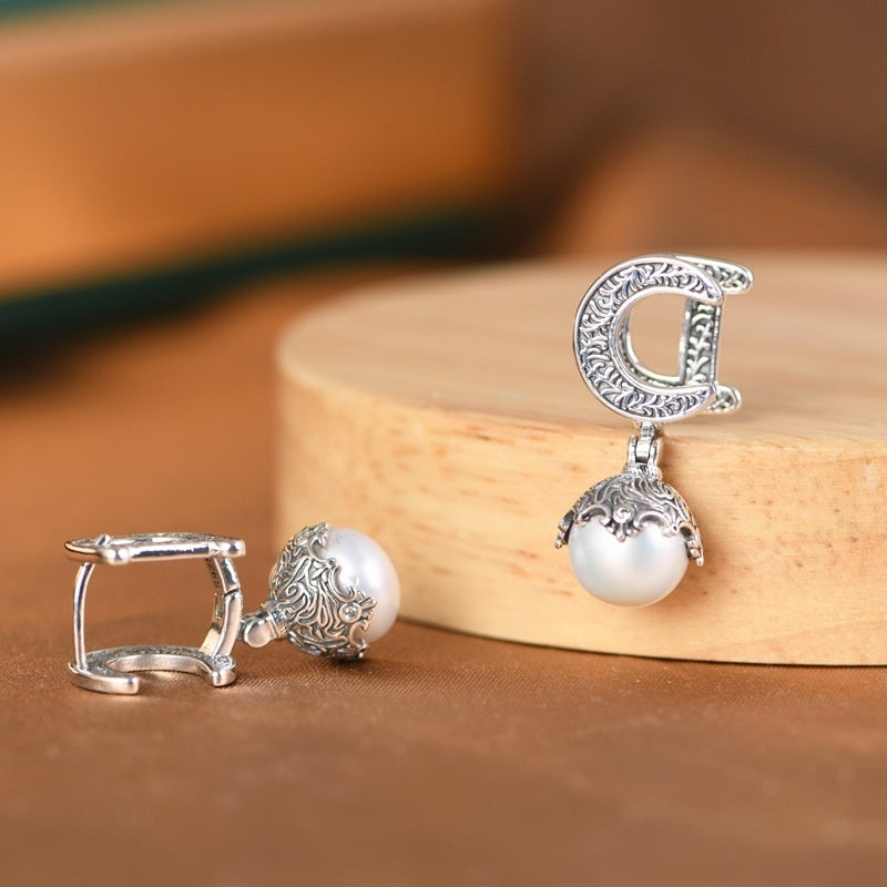 Silver Drop Earrings