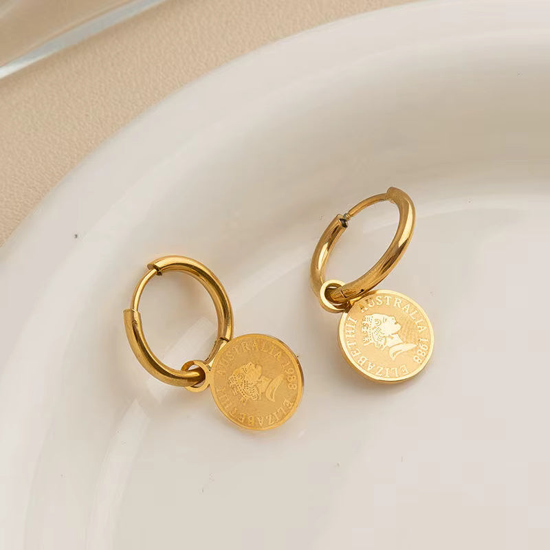 Geometric Dangle Earrings