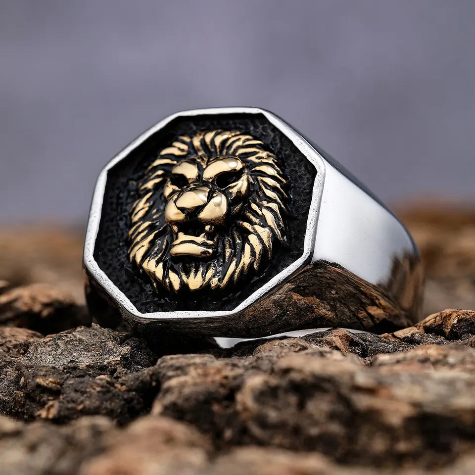 Great Lion Head Ring