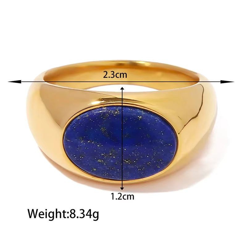 Gold Stone Ring