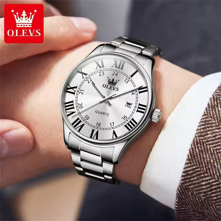 Silver Quartz Watch