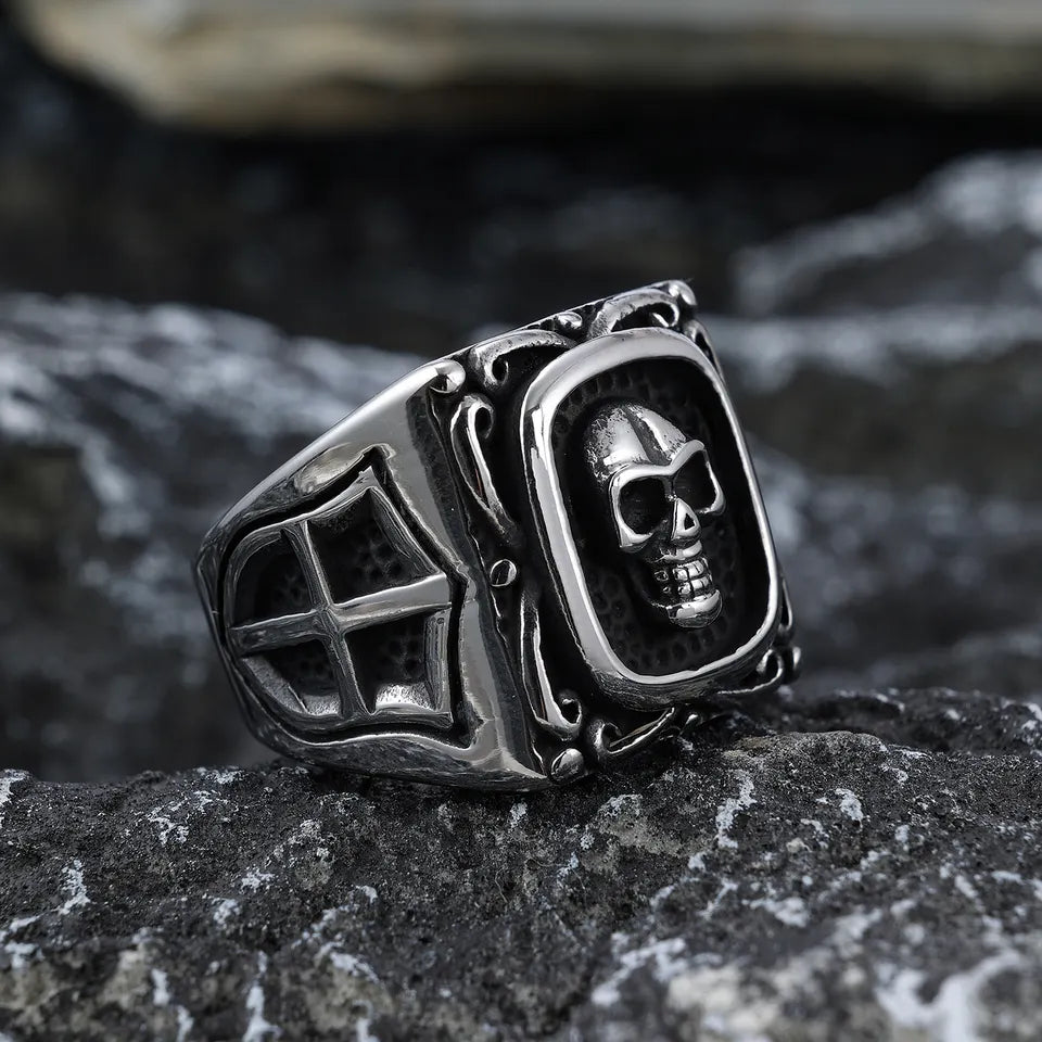 Skull Cross Ring