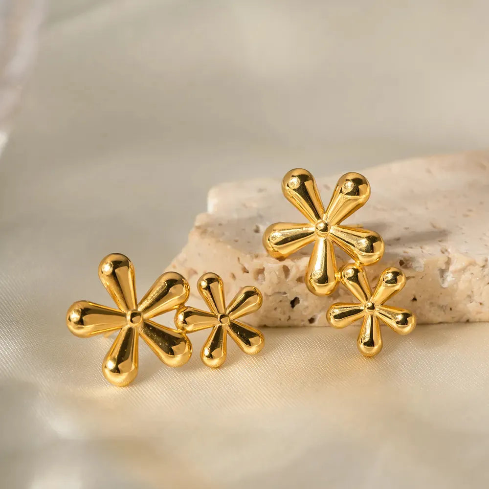 Golden Clover Earrings