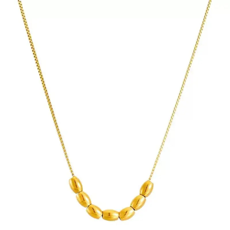 Gold Bead Necklace