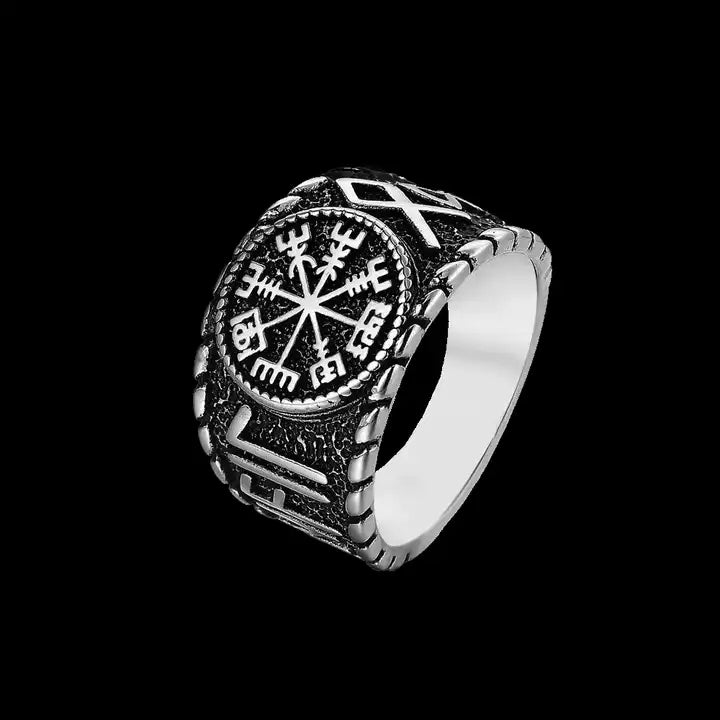 Vegvisir Rune Ring