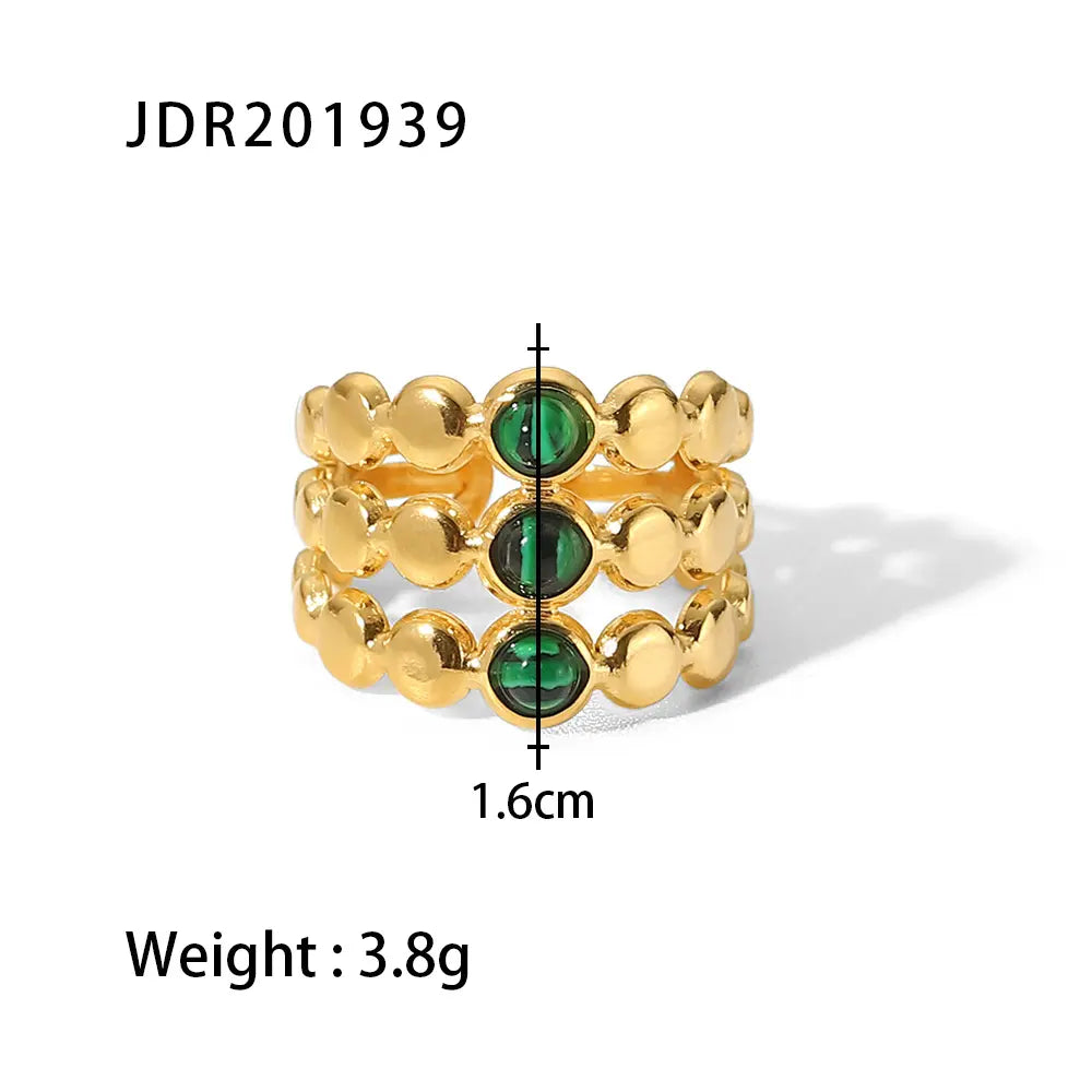 Multilayer Open Finger Rings