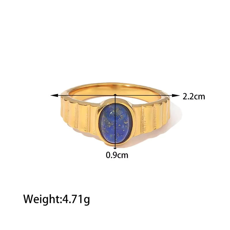 Gold Stone Ring