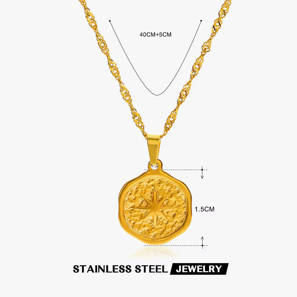 Golden Medallion Necklaces