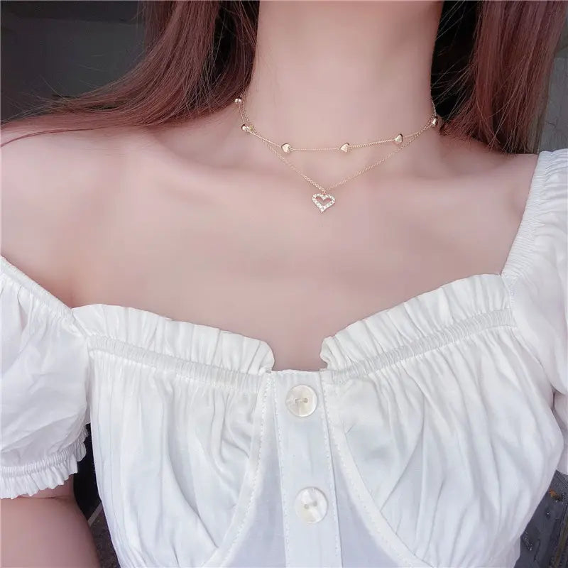 Gold Heart Necklace