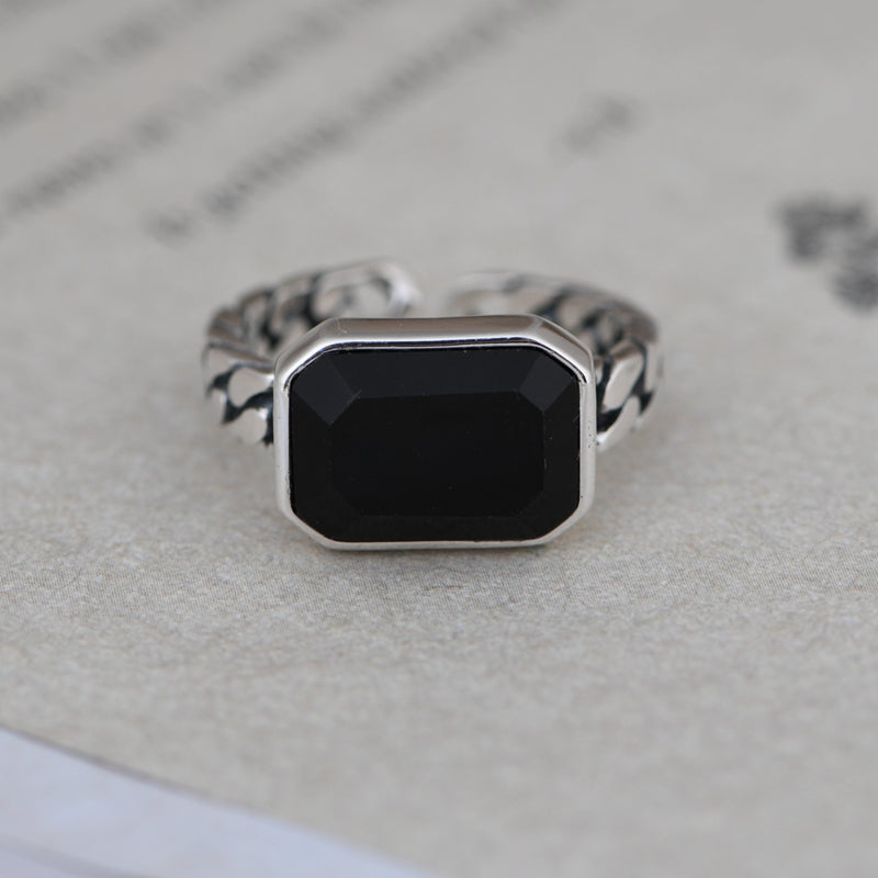 Zircon Inlay ring