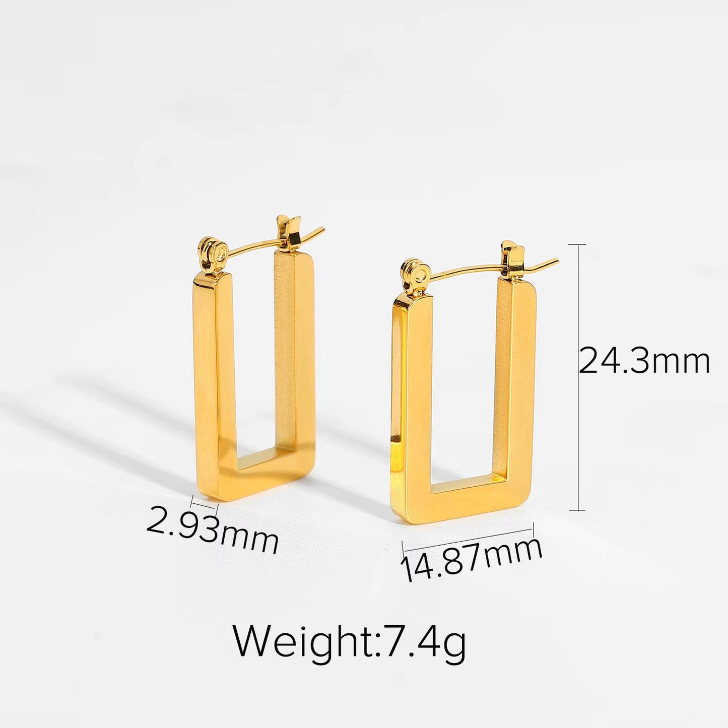 Gold Hoop Earrings