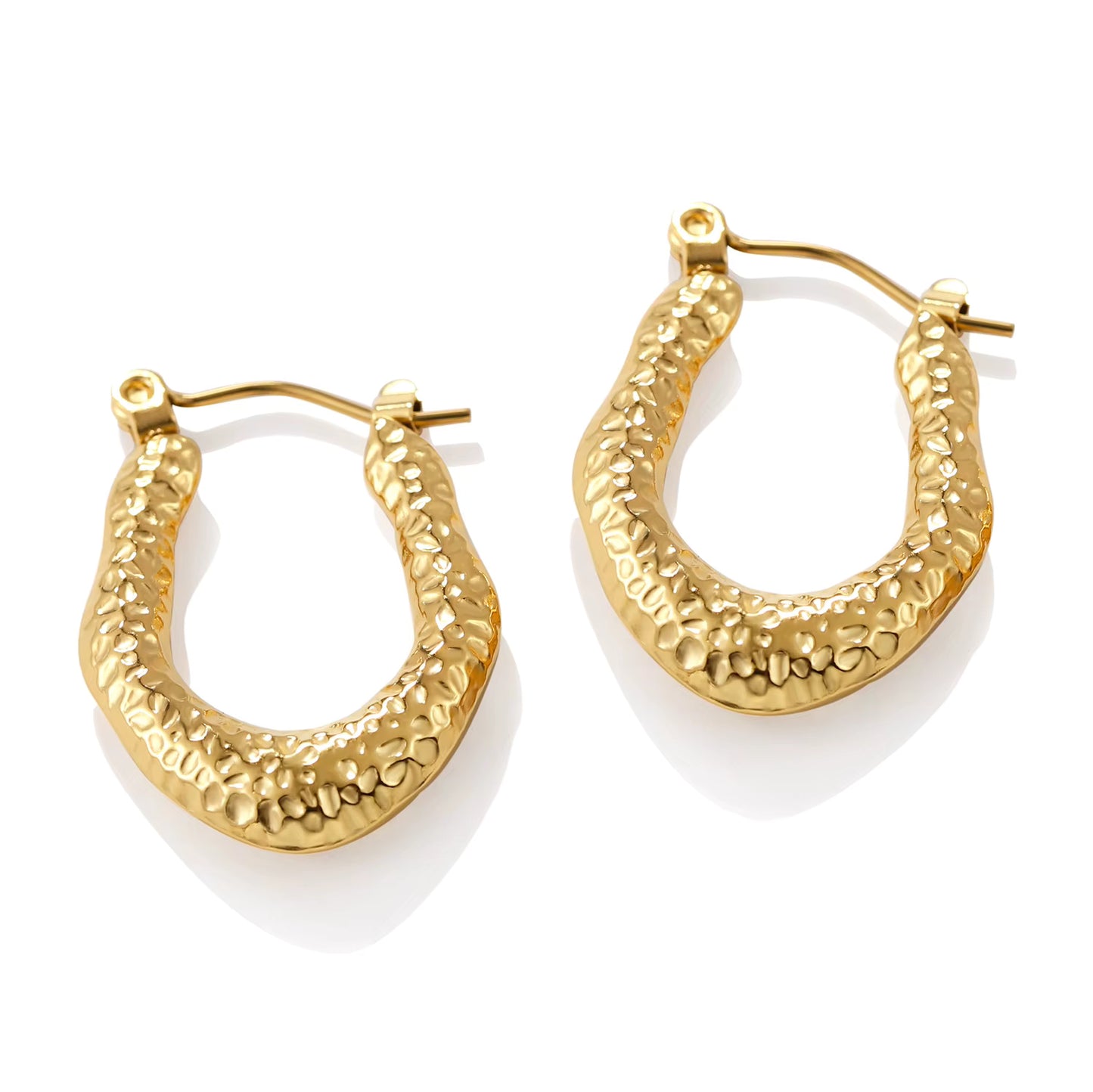 Geometric Gold Earrings
