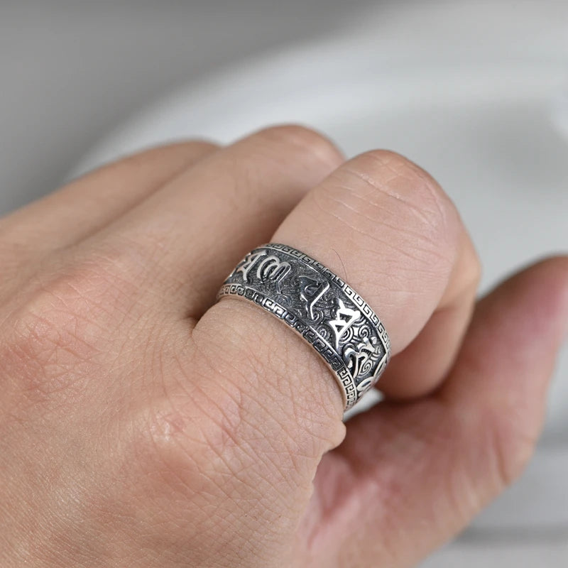 Punk Scripture Ring
