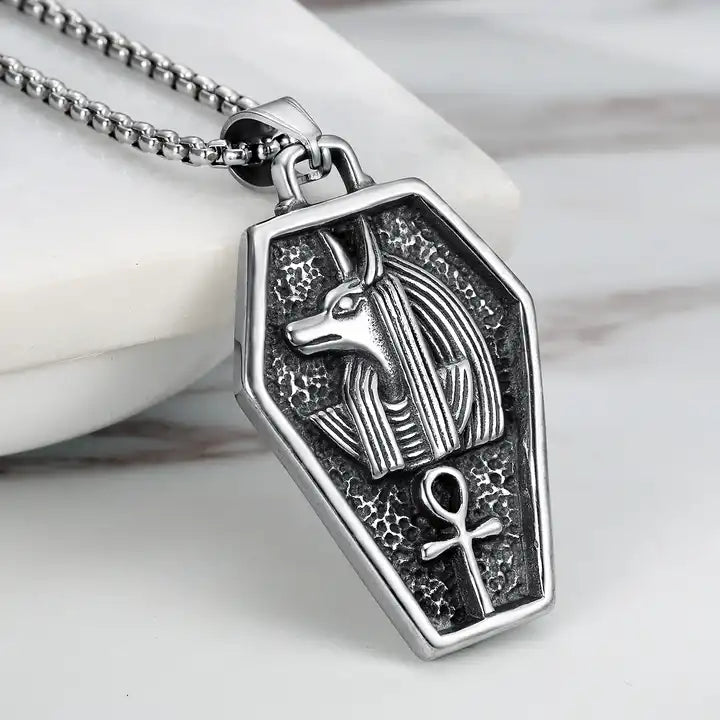 Anubis Ankh Necklace