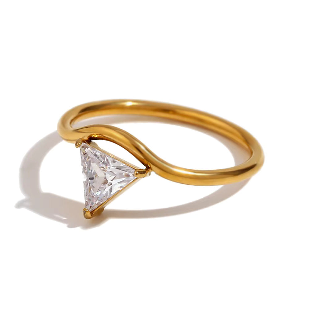 Shining Zircon Ring
