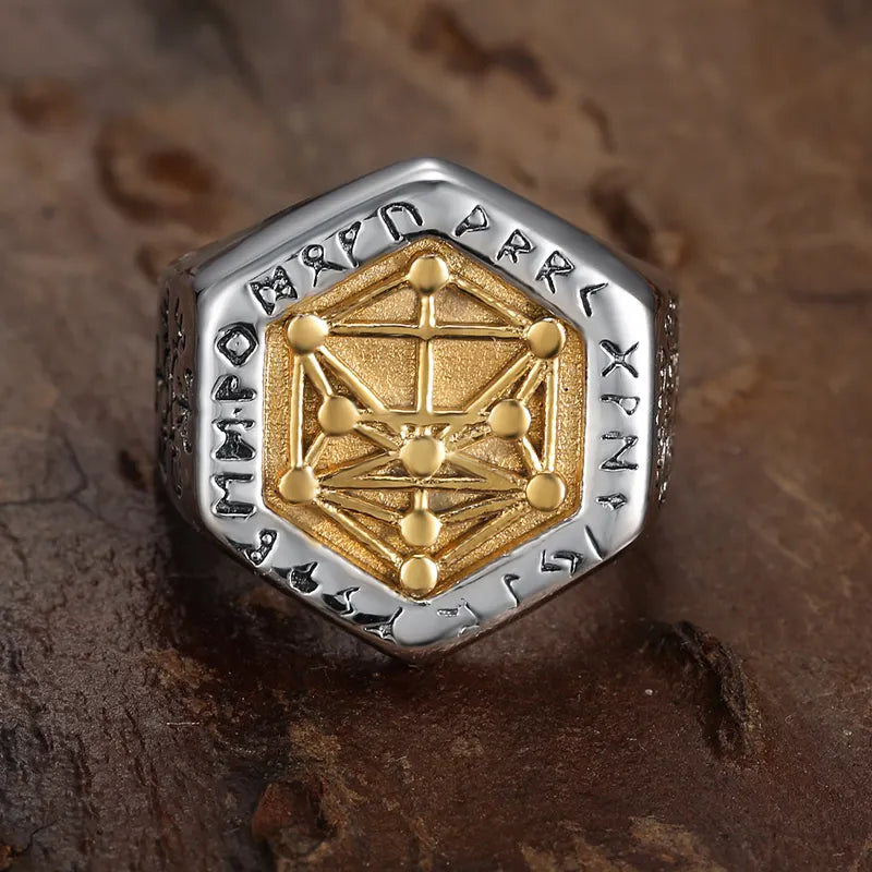 Nordic Runes Ring