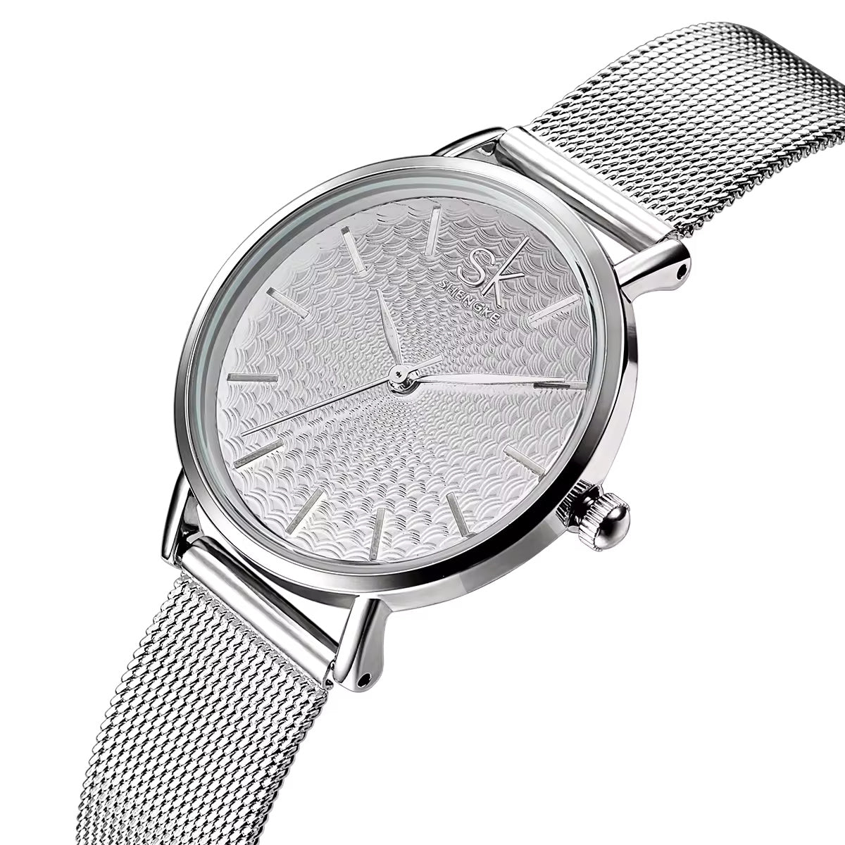 Sliver Stainless Steel Quartz Watch