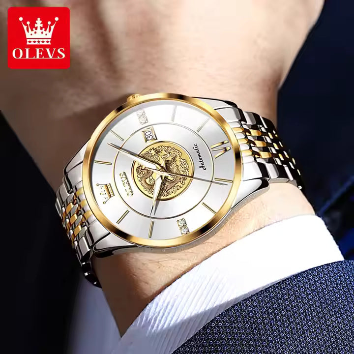 Gold Dragon Watch