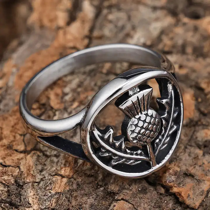 Scottish Thistle Ring