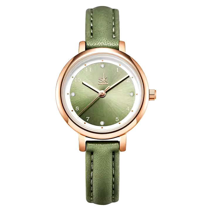 White and Rose Gold Watch