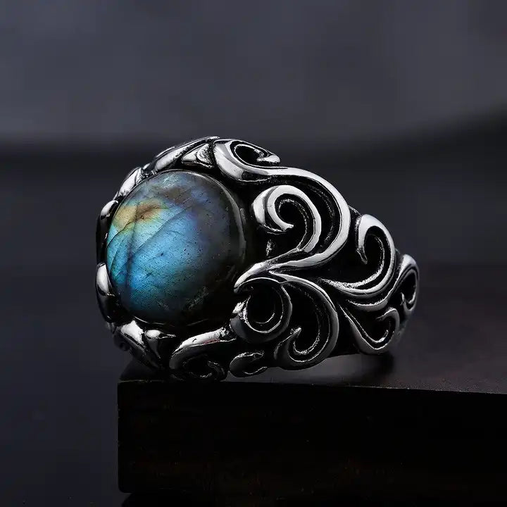 Mystic Labradorite Ring