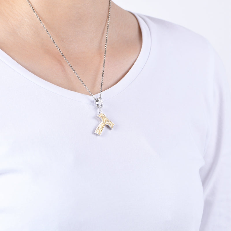 Silver Initial Necklace