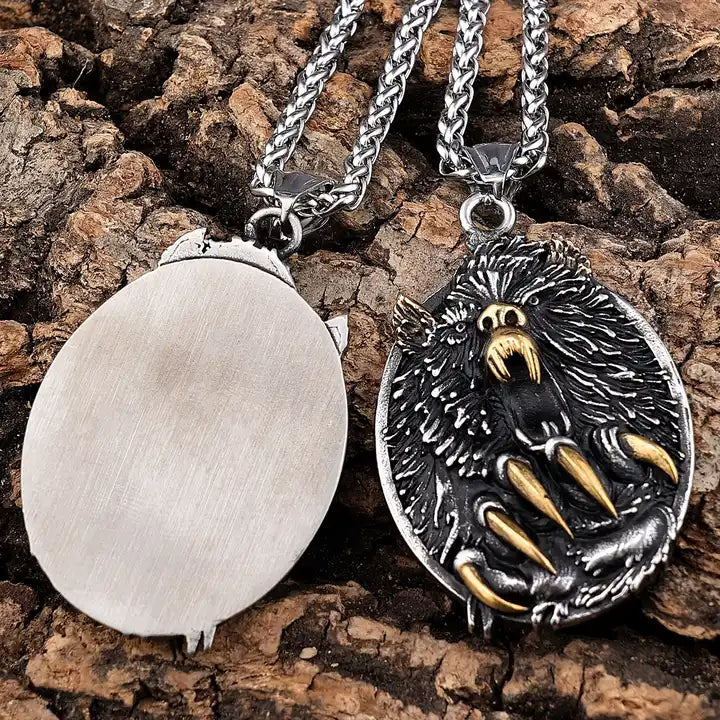 viking bear Necklace