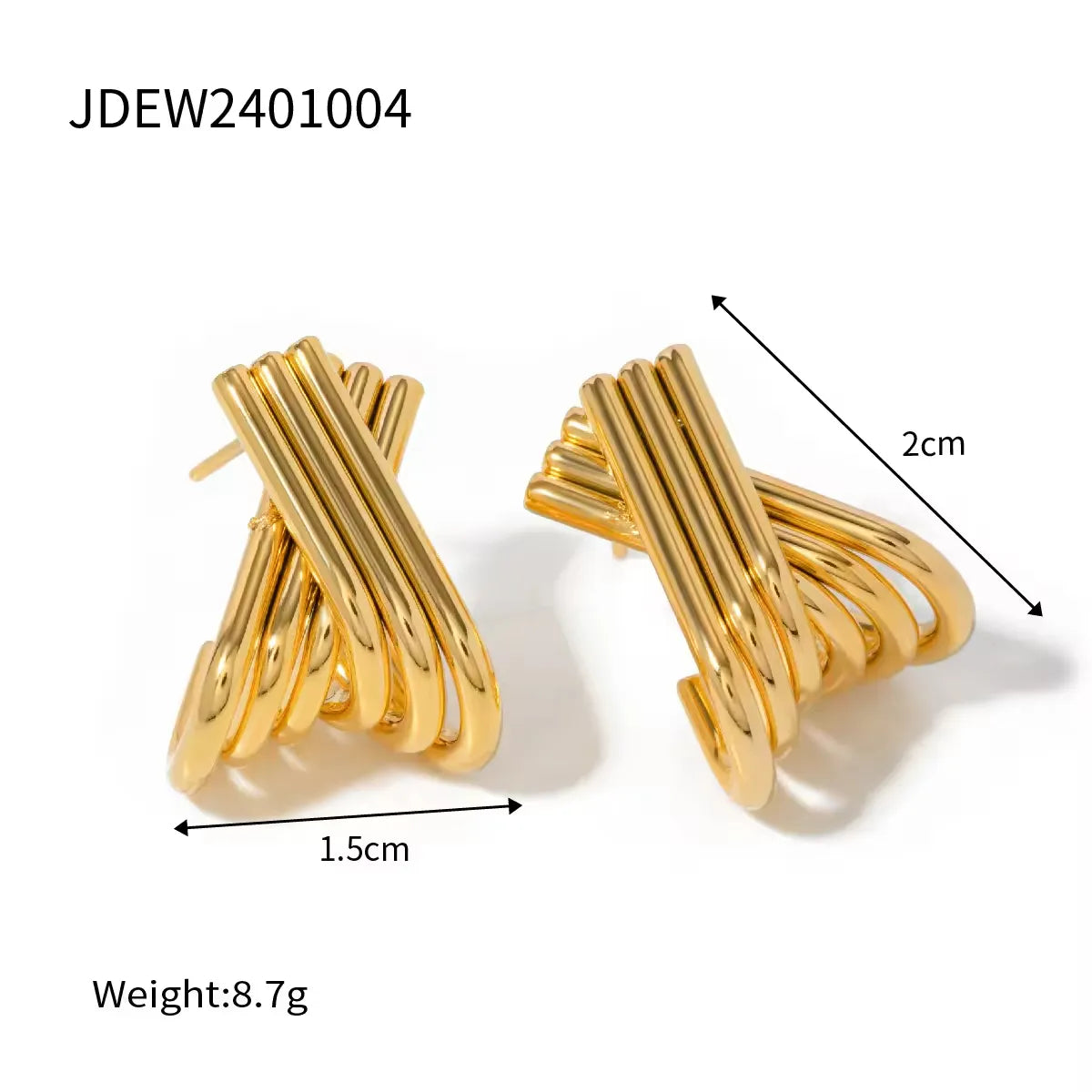 X-shaped Earrings