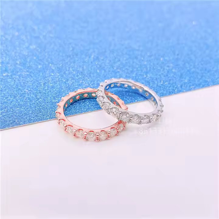 Moissanite Eternity Ring