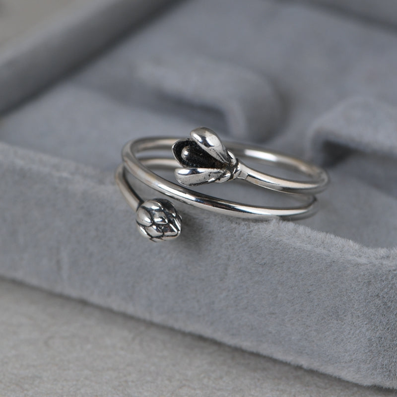 Flower Adjustable Ring