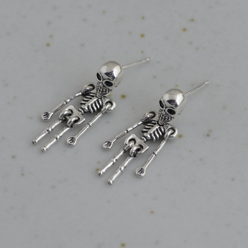 Skeleton Stud Earrings