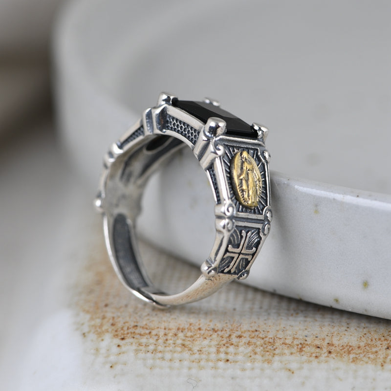 Black Zircon Ring