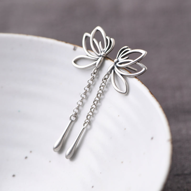 Butterfly Tassel Earrings