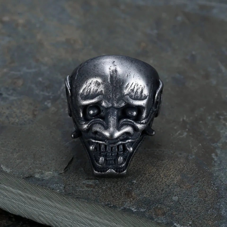 Silver Demon Ring