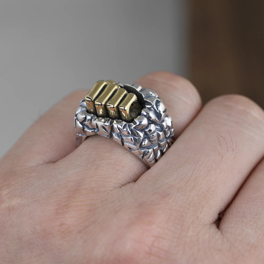 Gold Fist Ring