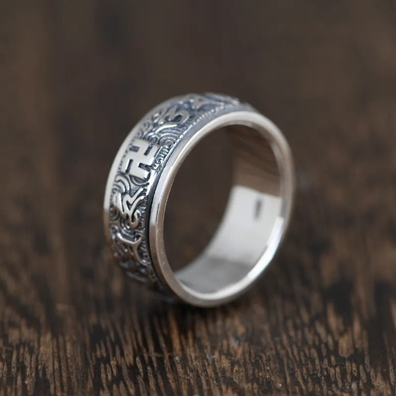 Retro Scripture Ring