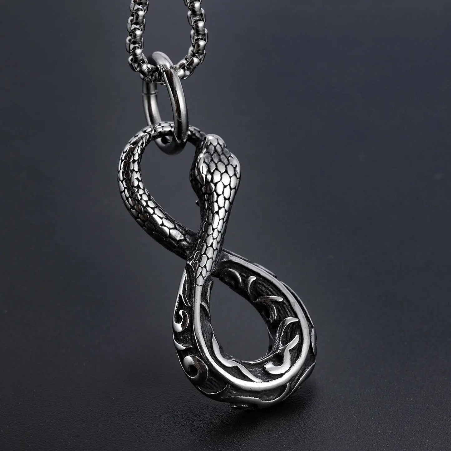 Infinity Snake Pendant