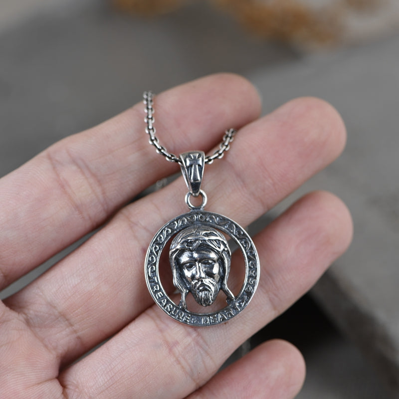 Jesus Portrait Necklace