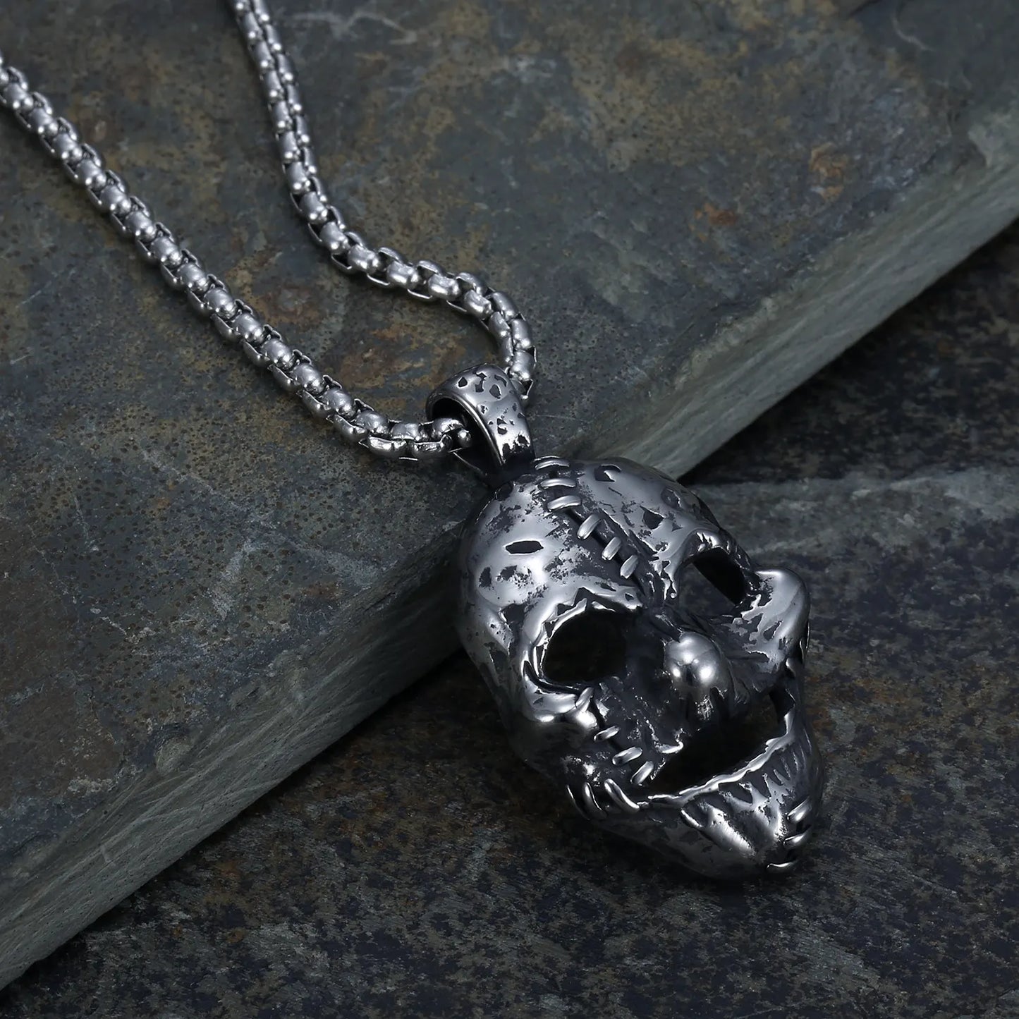 Stitched Smile Pendant