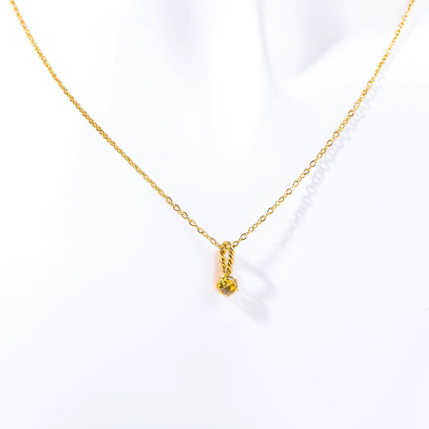 Zodiac Gemstone Necklace