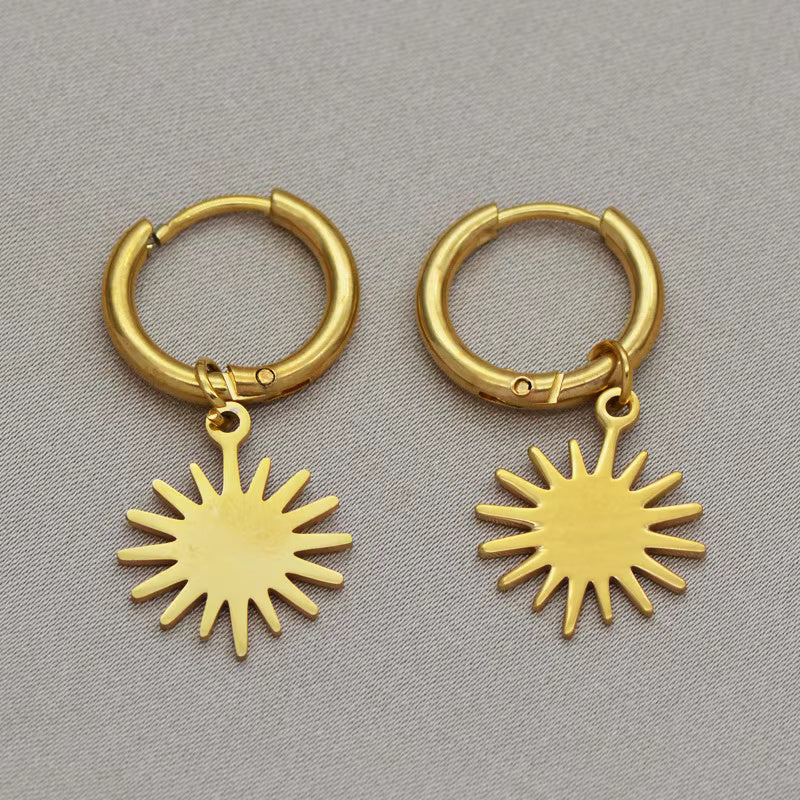 Geometric Hoop Earrings