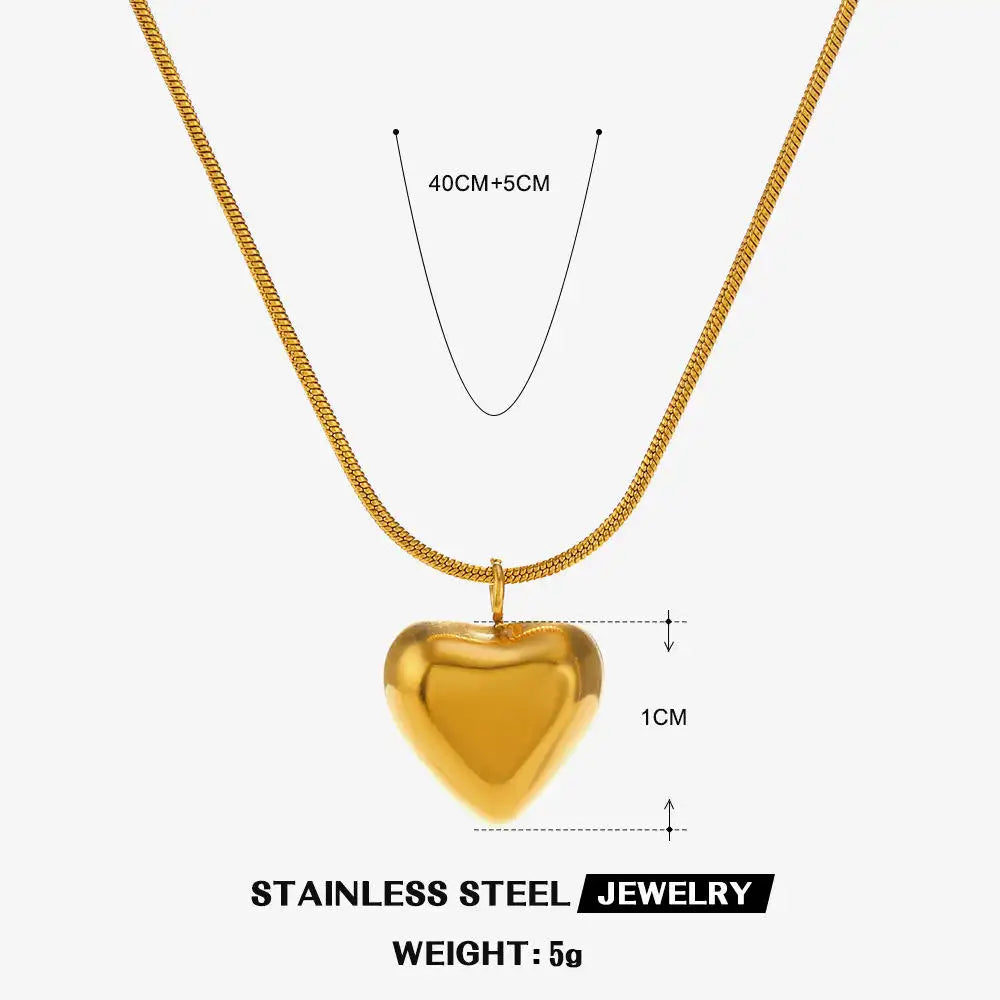 Gold Heart Necklace