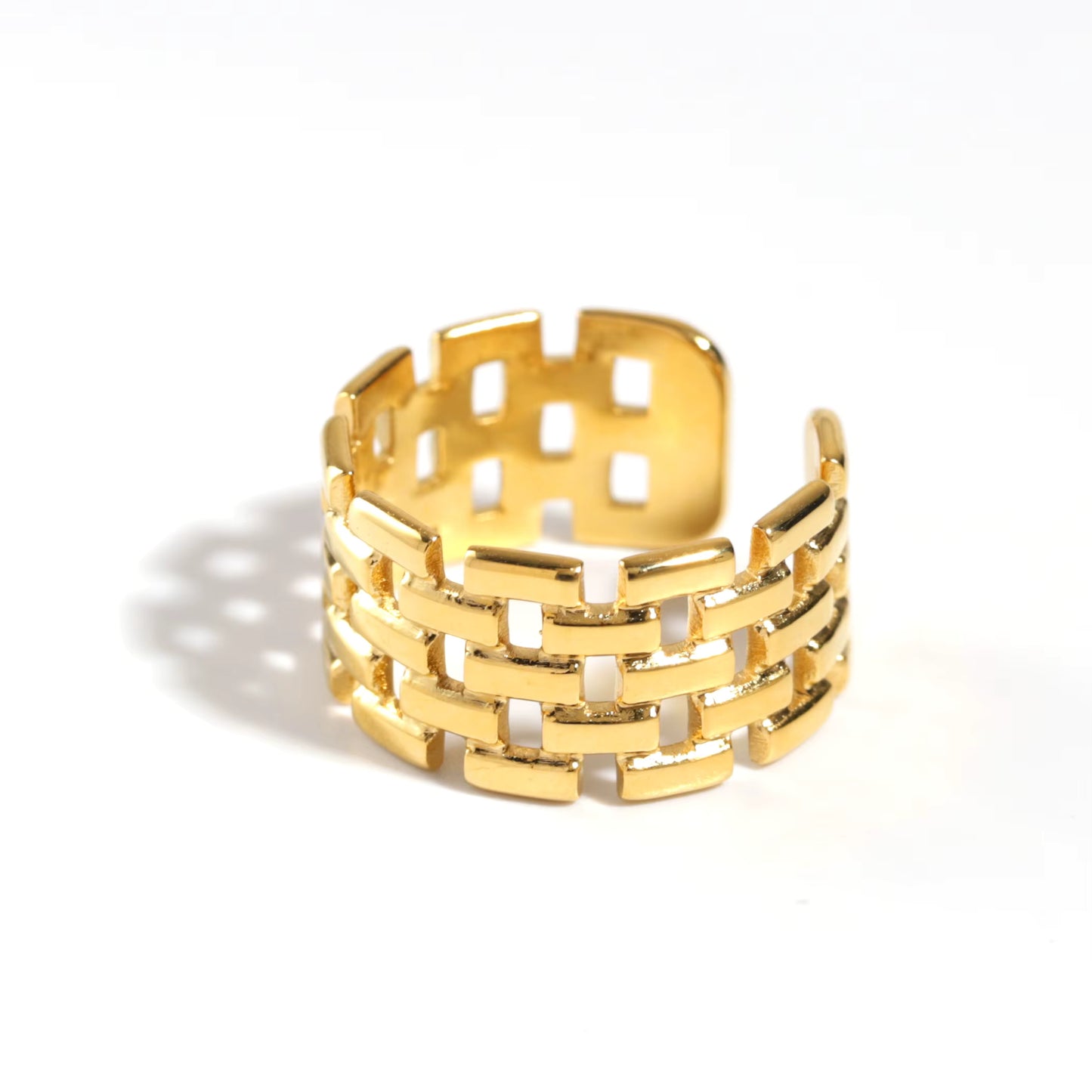 Open Gold Plated Ring