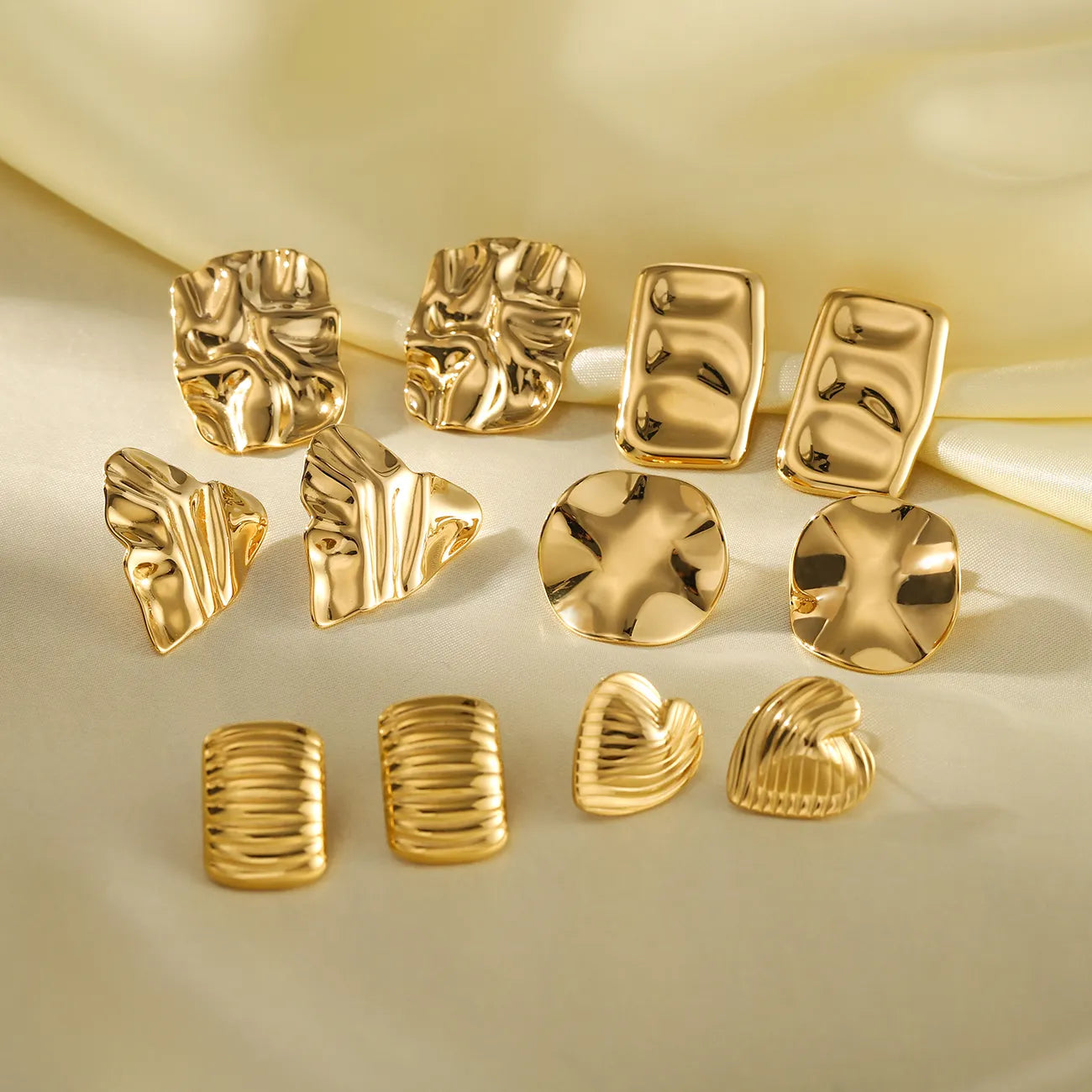 Gold Geometric Earrings
