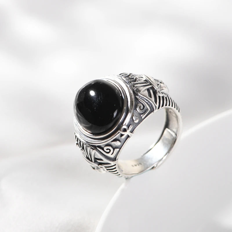 Pharaonic Agate Ring