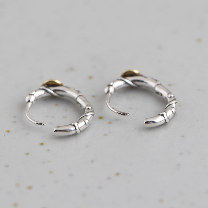 Gold Rose Earrings